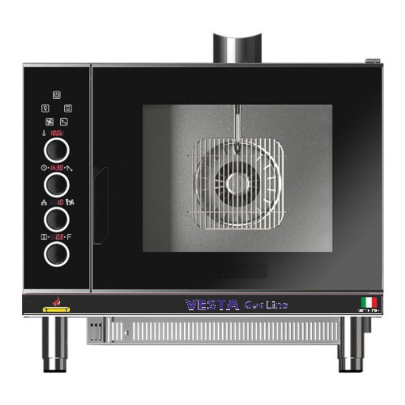 Four Mixte Professionnel Numérique à Gaz - 6 Niveaux GN 1/1 - VESTA
Digital Gas Combination Oven - 6 Levels GN 1/1 - VESTA Four Mixte Professionnel Numérique à Gaz - 6 Niveaux GN 1/1 - VESTA
Digital Gas Combination Oven - 6 Levels GN 1/1 - VESTA