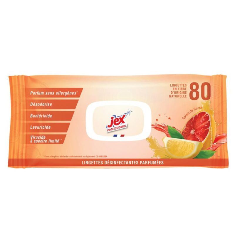 Reinigungs- und Desinfektionstücher Soleil De Corse - 80 Tücher Jex Professionnel Reinigungs- und Desinfektionstücher Soleil De Corse - 80 Tücher Jex Professionnel