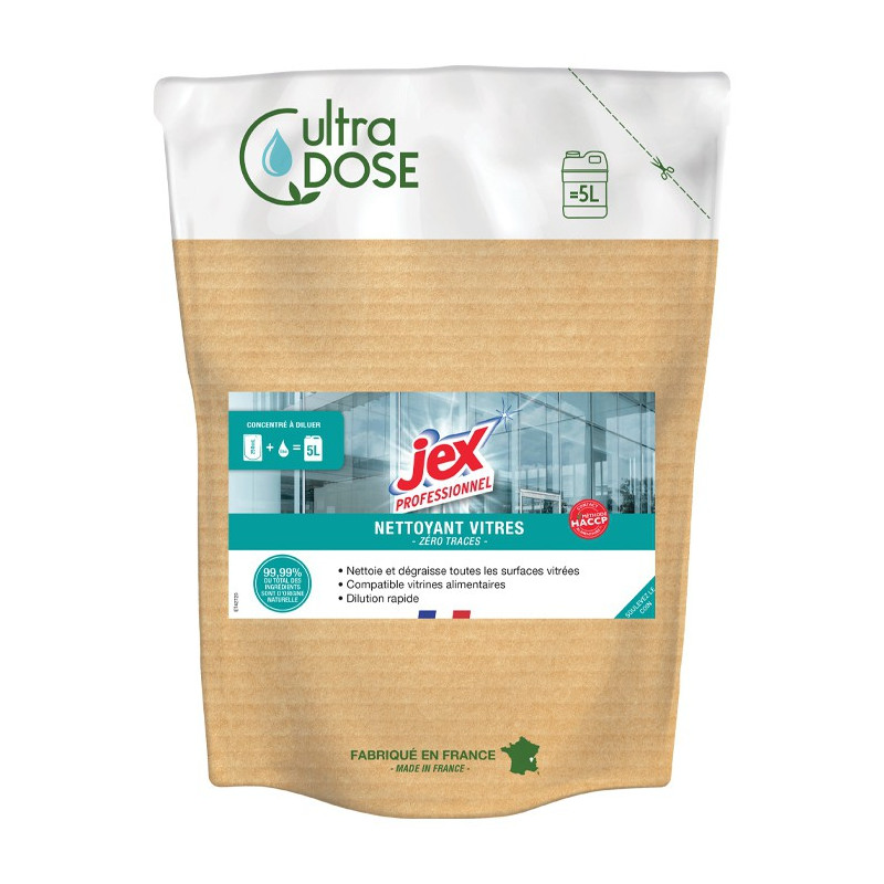 Ultra-Dose-Glasreiniger 5 L von Jex - Ökologisch und Leistungsstark Ultra-Dose-Glasreiniger 5 L von Jex - Ökologisch und Leistungsstark