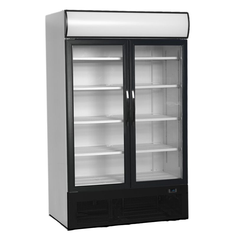 Kühlvitrine Canopée, Glastüren - TEFCOLD 645 L - Innenbeleuchtung, Optimale Temperatur Kühlvitrine Canopée, Glastüren - TEFCOLD 645 L - Innenbeleuchtung, Optimale Temperatur