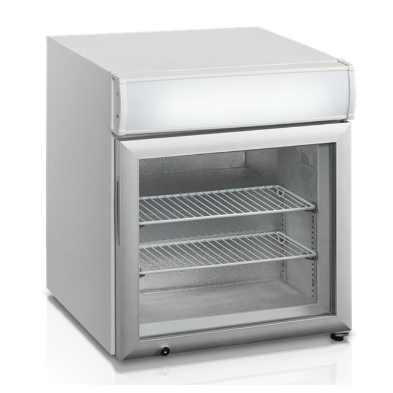 Tisch-Gefrierschrank Weiß 1 Glastür - 48L TEFCOLD - Ideal für Profis! Tisch-Gefrierschrank Weiß 1 Glastür - 48L TEFCOLD - Ideal für Profis!