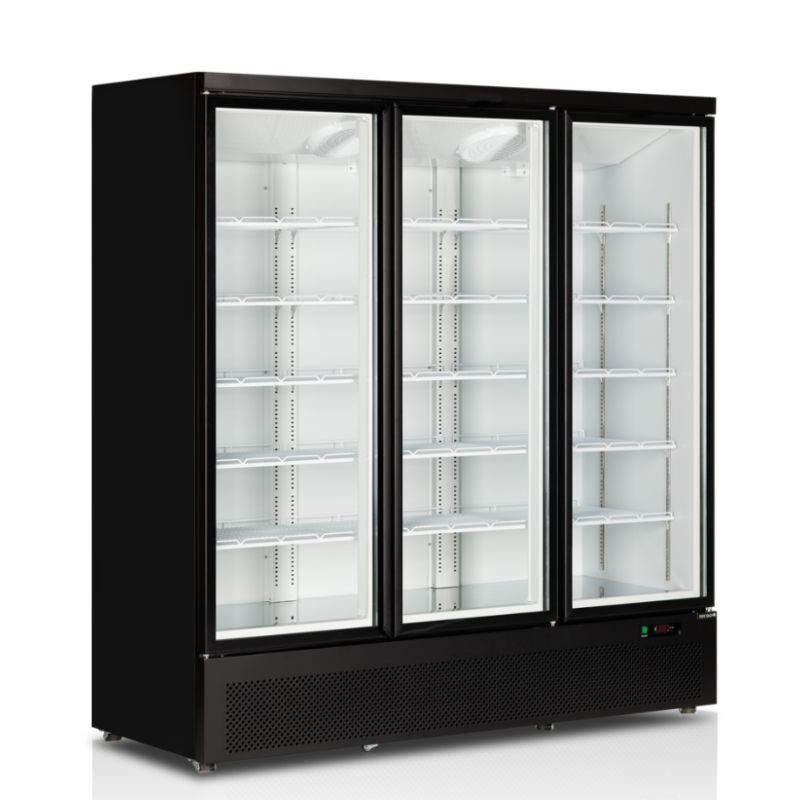 Negativer Kühlschrank mit 3 Glastüren - 1264 L TEFCOLD: Leistung und Praktikabilität für Küchenprofis Negativer Kühlschrank mit 3 Glastüren - 1264 L TEFCOLD: Leistung und Praktikabilität für Küchenprofis