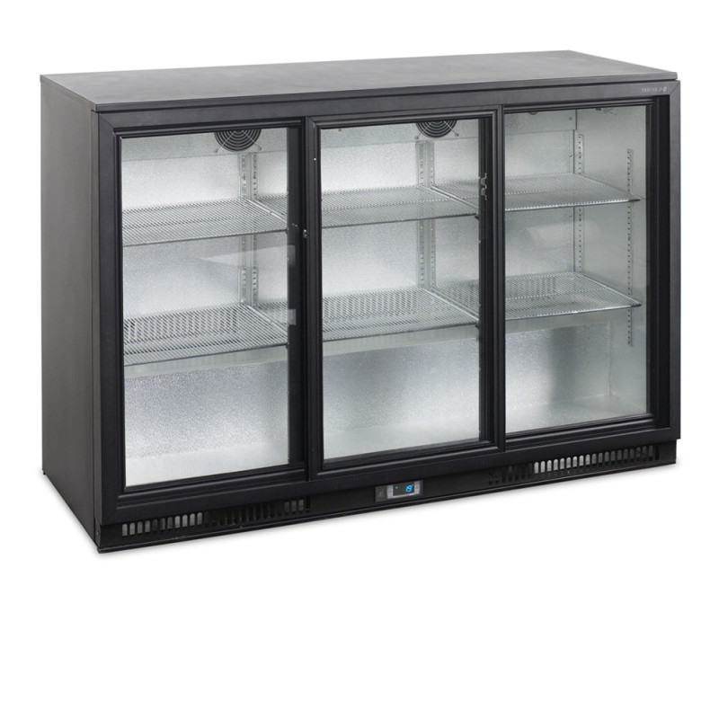 Kühltheke mit 3 Glastüren - Lagerung 288 L | TEFCOLD Kühltheke mit 3 Glastüren - Lagerung 288 L | TEFCOLD