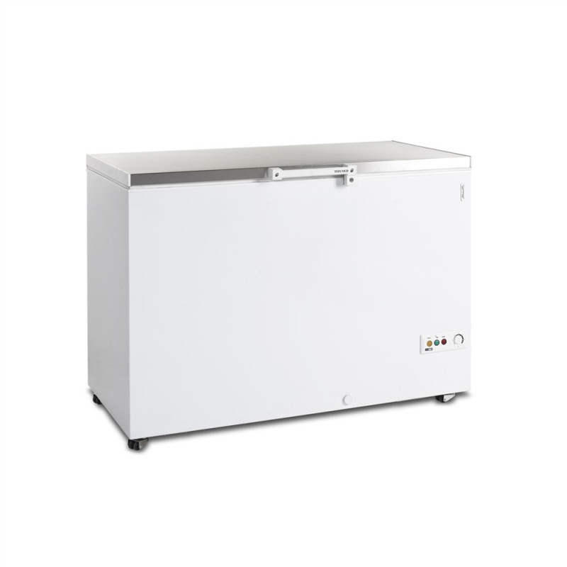 Gefriertruhe Edelstahl - 377L | Marke TEFCOLD Gefriertruhe Edelstahl - 377L | Marke TEFCOLD