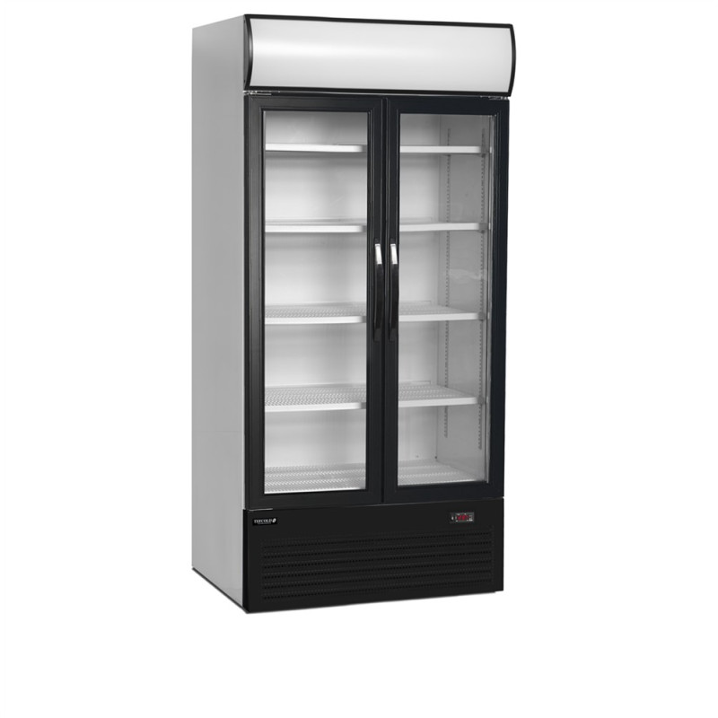 TEFCOLD Beverage Refrigerated Cabinet: Elegant Design, 524L, Glass Doors TEFCOLD Beverage Refrigerated Cabinet: Elegant Design, 524L, Glass Doors