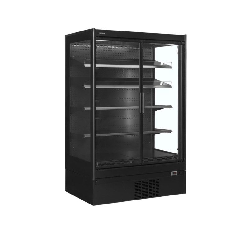 Positive Kühlvitrine Supermarkt Schwarz TEFCOLD - 770 L Positive Kühlvitrine Supermarkt Schwarz TEFCOLD - 770 L
