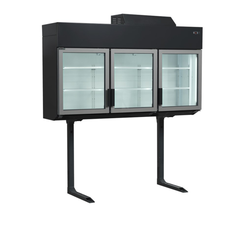 Gefrierschrank Schrank Schwarz 3 Türen 545 L TEFCOLD MTF185B - Belüftete Tangentialkühlung Gefrierschrank Schrank Schwarz 3 Türen 545 L TEFCOLD MTF185B - Belüftete Tangentialkühlung