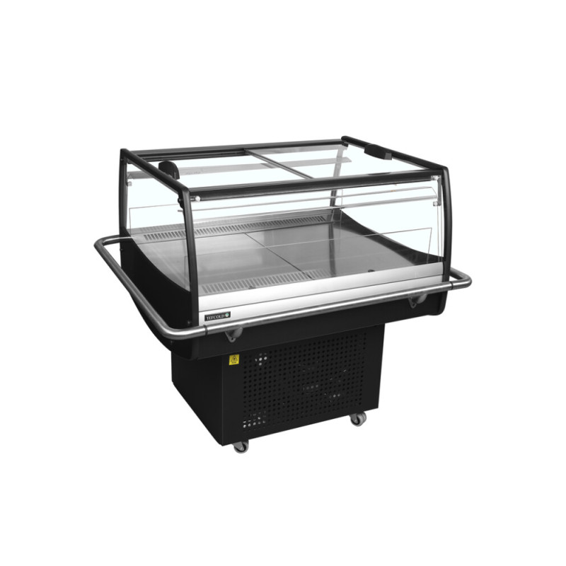 TEFCOLD 105L Black Glass Door Refrigerator TEFCOLD 105L Black Glass Door Refrigerator