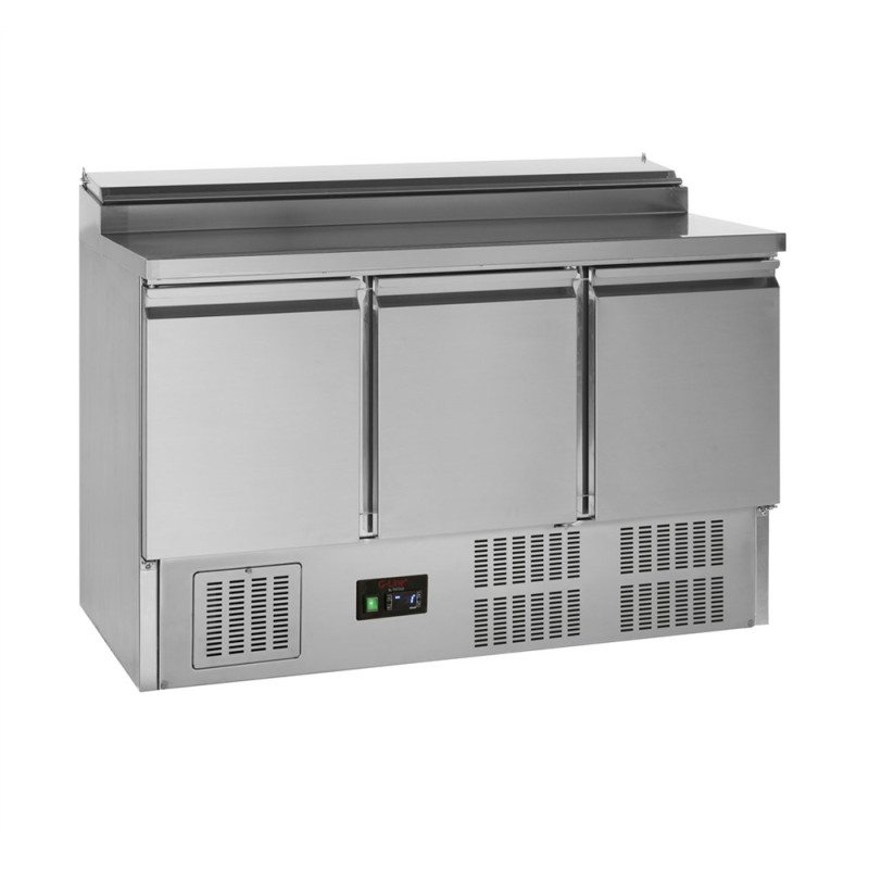 Saladette Kühlschrank GN 1/1 Edelstahl TEFCOLD - 3 Türen 320 L Saladette Kühlschrank GN 1/1 Edelstahl TEFCOLD - 3 Türen 320 L