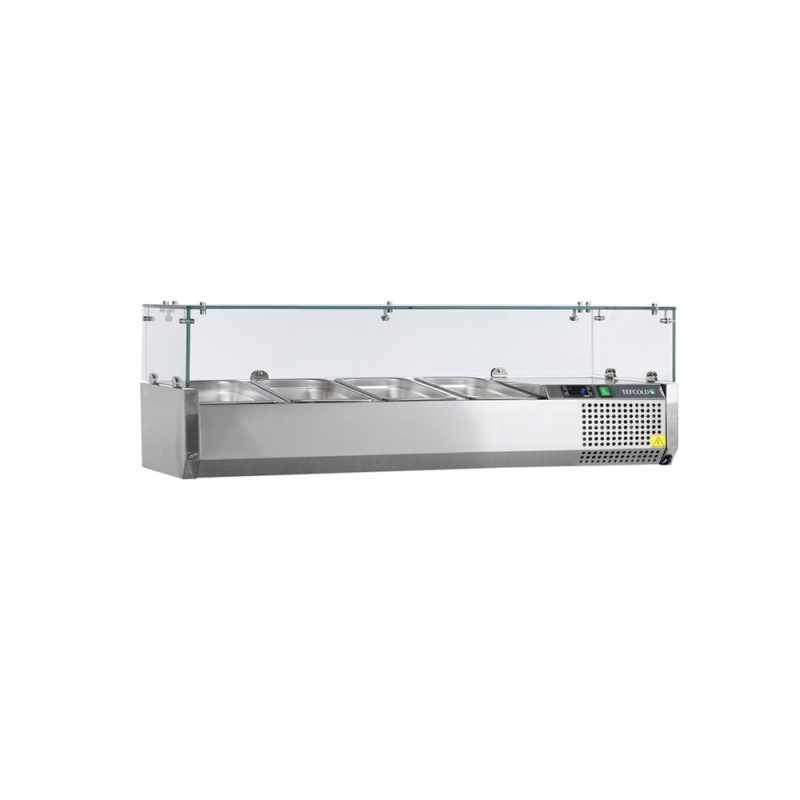 Saladette zum Aufstellen TEFCOLD - Statische Kühlung & GN 1/4 Saladette zum Aufstellen TEFCOLD - Statische Kühlung & GN 1/4