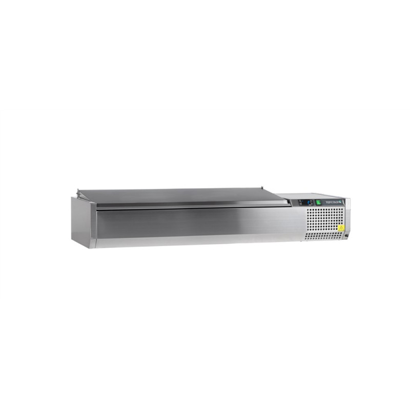 Saladette zur Aufstellung Inox TEFCOLD - Statisch - 7 GN 1/4: Leistung und Design. Saladette zur Aufstellung Inox TEFCOLD - Statisch - 7 GN 1/4: Leistung und Design.
