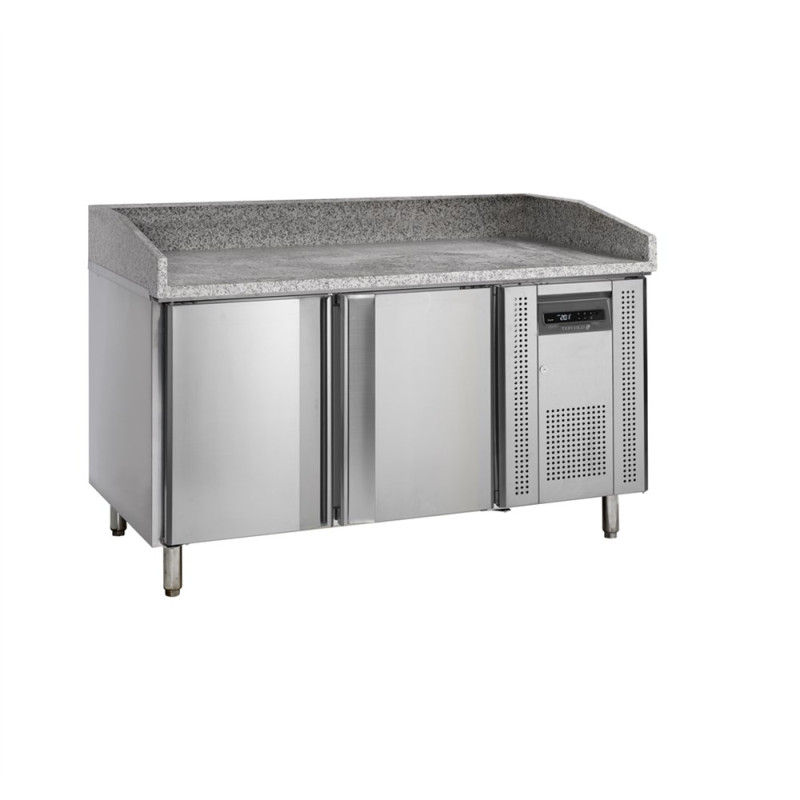 Tisch für Pizza Inox TEFCOLD - 400x600mm - 2 Türen - Hohe Qualität Tisch für Pizza Inox TEFCOLD - 400x600mm - 2 Türen - Hohe Qualität