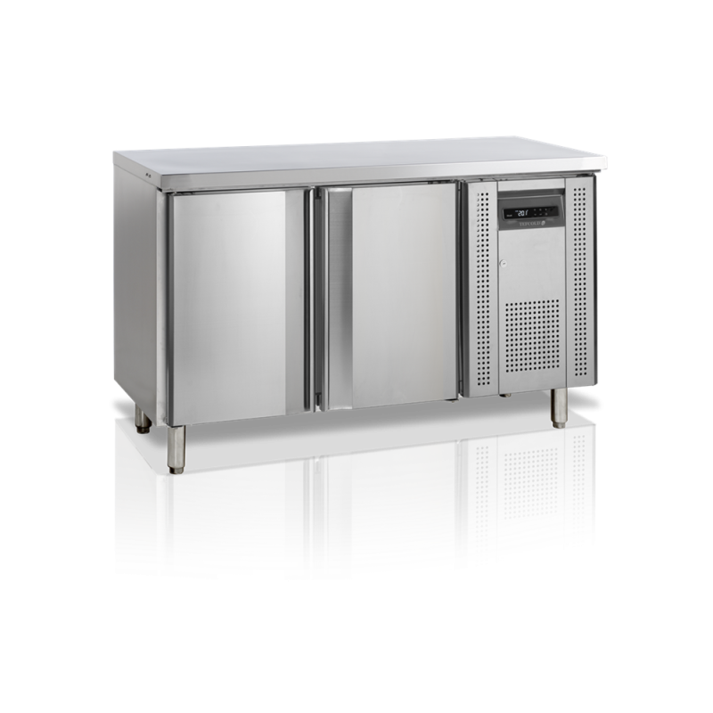 Tischkühlschrank Negativ Edelstahl - 2 Türen - 230 L | TEFCOLD SK6210BT Tischkühlschrank Negativ Edelstahl - 2 Türen - 230 L | TEFCOLD SK6210BT