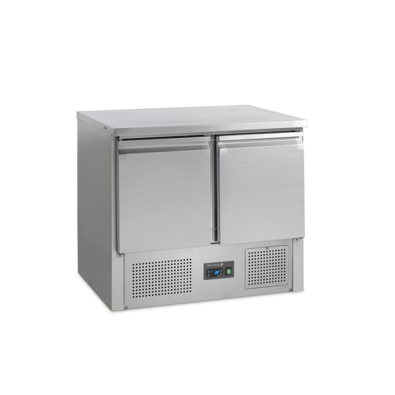 Gefrierschrank Theke Negative GN 1/1- 2 Türen - 230 L | TEFCOLD, aus Edelstahl | Fourniresto Gefrierschrank Theke Negative GN 1/1- 2 Türen - 230 L | TEFCOLD, aus Edelstahl | Fourniresto