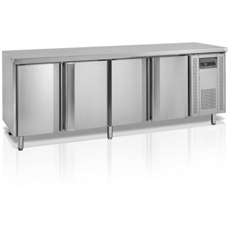 Snack-Thekenkühler - 4 Türen - 460 L | TEFCOLD SK6410 Snack-Thekenkühler - 4 Türen - 460 L | TEFCOLD SK6410