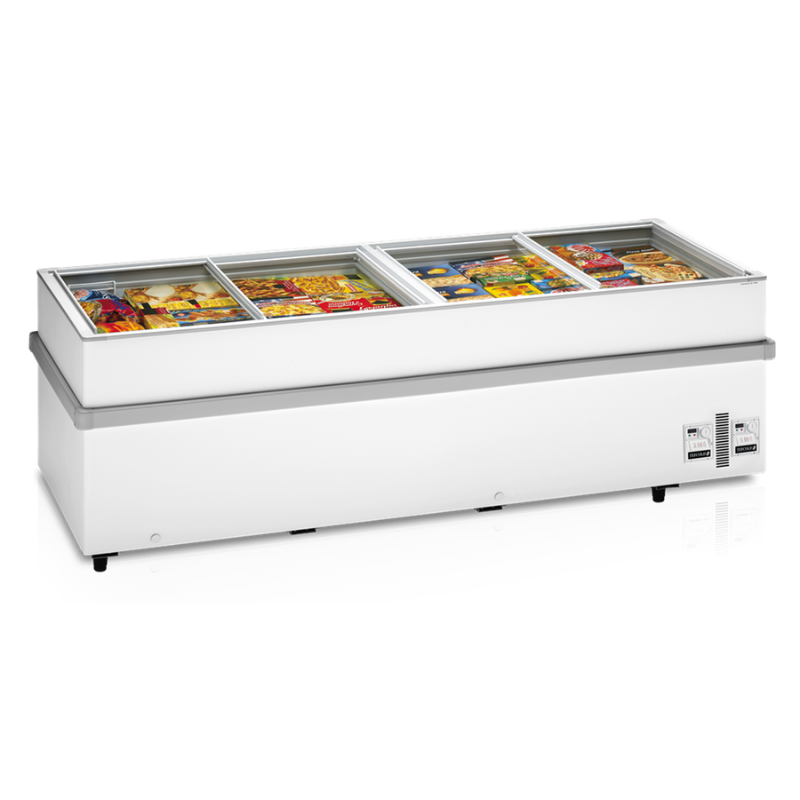 TEFCOLD Gefrierschrank mit Glasschiebetür 805L - Ideal für Supermarkt TEFCOLD Gefrierschrank mit Glasschiebetür 805L - Ideal für Supermarkt