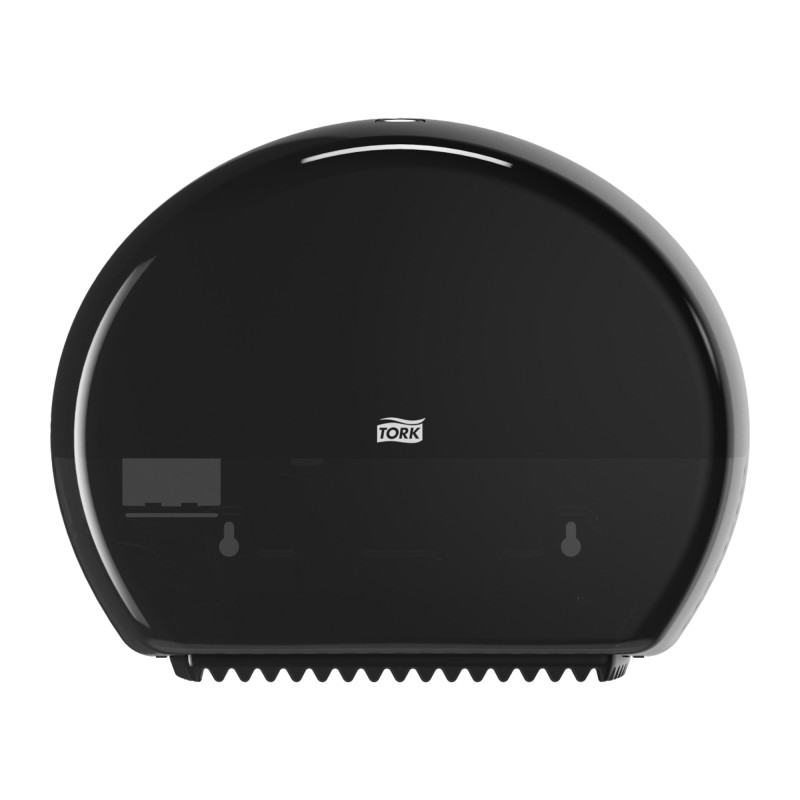 Toilettenpapier-Spender Mini Jumbo Schwarz Tork - Wirtschaftlichkeit und Hygiene Toilettenpapier-Spender Mini Jumbo Schwarz Tork - Wirtschaftlichkeit und Hygiene