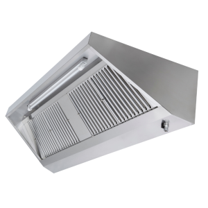 Snack Hood 900 LED Without Motor - Length 4800 Dynasteel: Professional equipment for snack bar kitchens.