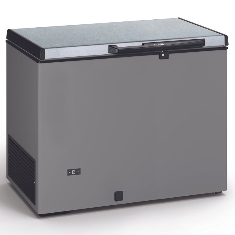 Chest Freezer Stainless Steel Finish and Stainless Steel Lid - 290 L TENSAI Chest Freezer Stainless Steel Finish and Stainless Steel Lid - 290 L TENSAI