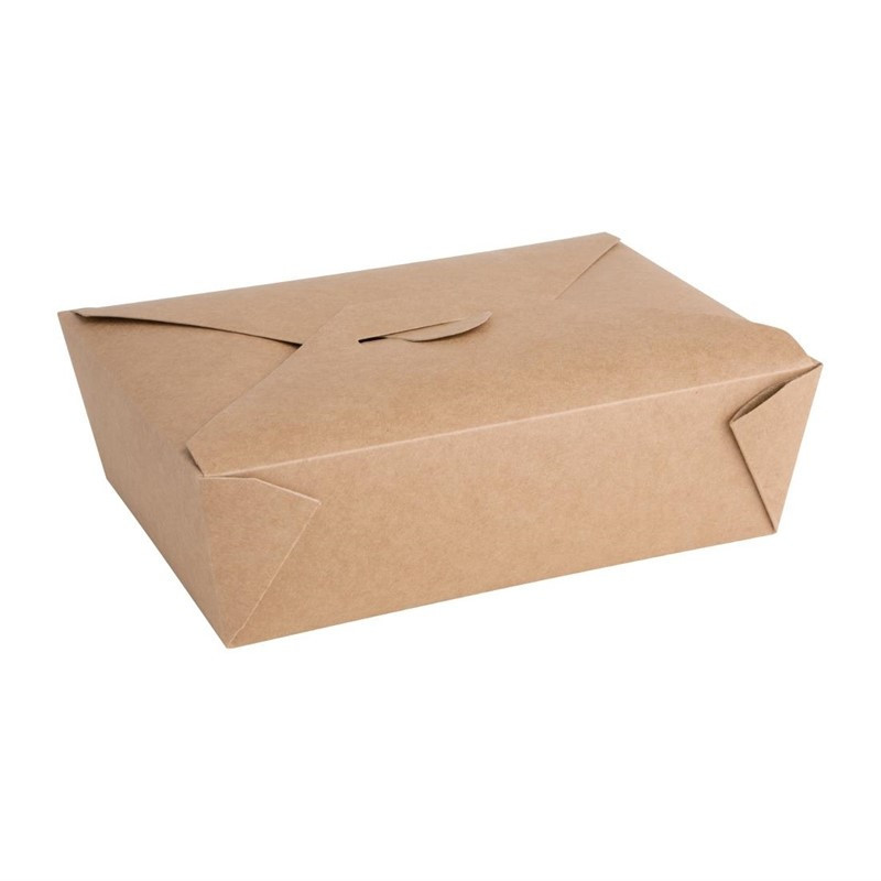 Pappschachtel-Mahlzeitbox 197 mm umweltfreundlich Pappschachtel-Mahlzeitbox 197 mm umweltfreundlich