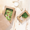 Salatschalen PET 700 ml - Fenster - Packung 200 Fiesta Recycelbar