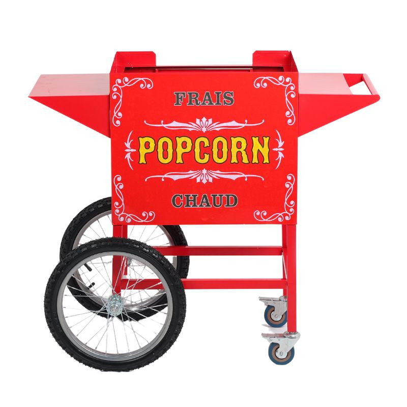 Wagen für Popcornmaschine - Rot - Dynasteel Wagen für Popcornmaschine - Rot - Dynasteel