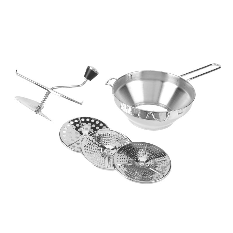 Gemüsemühle 3 Siebe - 2, 3 und 4 mm - Dynasteel Gemüsemühle 3 Siebe - 2, 3 und 4 mm - Dynasteel