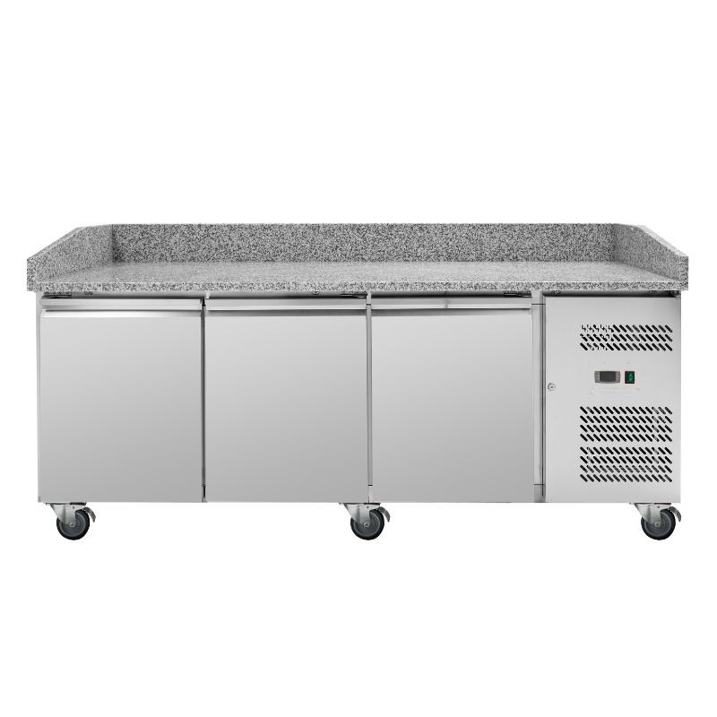 Pizza-Möbel 600x400 - 3 Türen Dynasteel | Qualitäts-Edelstahl Pizza-Möbel 600x400 - 3 Türen Dynasteel | Qualitäts-Edelstahl