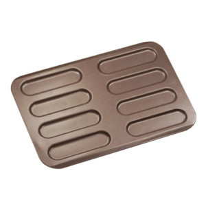 Antihaftplatte 8 Eclairs: Professionelle Qualität
