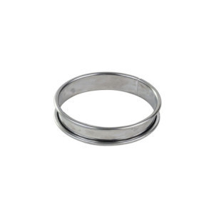 Edelstahl-Tortenring Gobel - Ø180 mm, gerollte Kanten