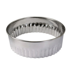 Runde gewellte Ausstechformen ⌀ 30 bis 100 mm - Set von 8 - Gobel