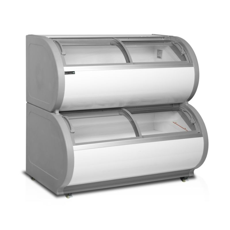 Negative Kühlvitrine 2 Ebenen TEFCOLD - 408 L: Optimal & Leistungsstark Negative Kühlvitrine 2 Ebenen TEFCOLD - 408 L: Optimal & Leistungsstark