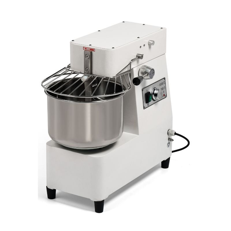Knetmaschine 20 L mit abnehmbarem Kessel und hochklappbarem Kopf - Variable Geschwindigkeit - Dynasteel Knetmaschine 20 L mit abnehmbarem Kessel und hochklappbarem Kopf - Variable Geschwindigkeit - Dynasteel