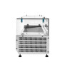 Gekühlte Salatbar zum Aufstellen mit Glas - 8 x GN 1/3 - Dynasteel