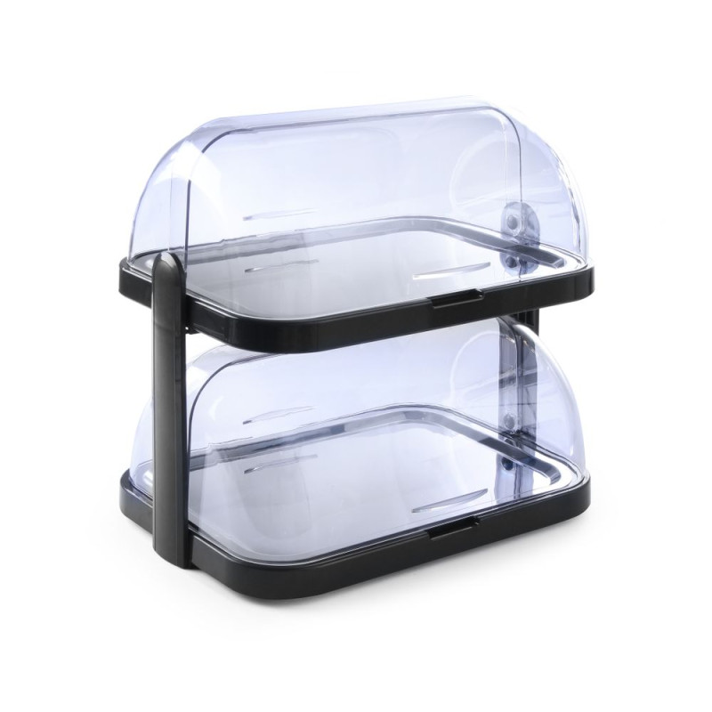 Vitrine Buffet mit Schiebedeckel - 2 Tabletts - HENDI Vitrine Buffet mit Schiebedeckel - 2 Tabletts - HENDI