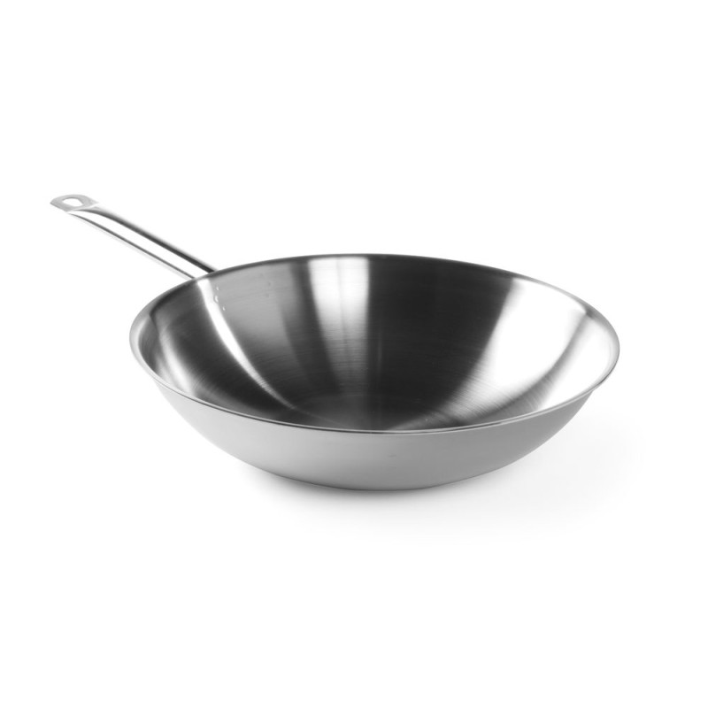 Wok 3-ply 36 cm - Marque HENDI - Fourniresto Wok 3-ply 36 cm - Marque HENDI - Fourniresto