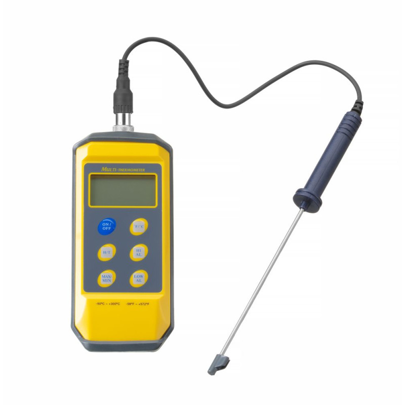 Stoßfester Thermometer mit Sonde - Marke HENDI - Fourniresto Stoßfester Thermometer mit Sonde - Marke HENDI - Fourniresto