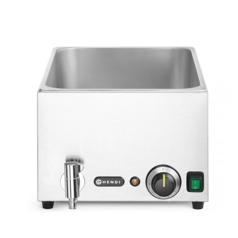 Bain-Marie-Küchenlinie mit Ablaufhahn Bain-Marie-Küchenlinie mit Ablaufhahn