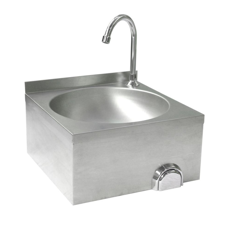 Handwaschbecken mit Kniebedienung - Marke HENDI - Fourniresto Handwaschbecken mit Kniebedienung - Marke HENDI - Fourniresto