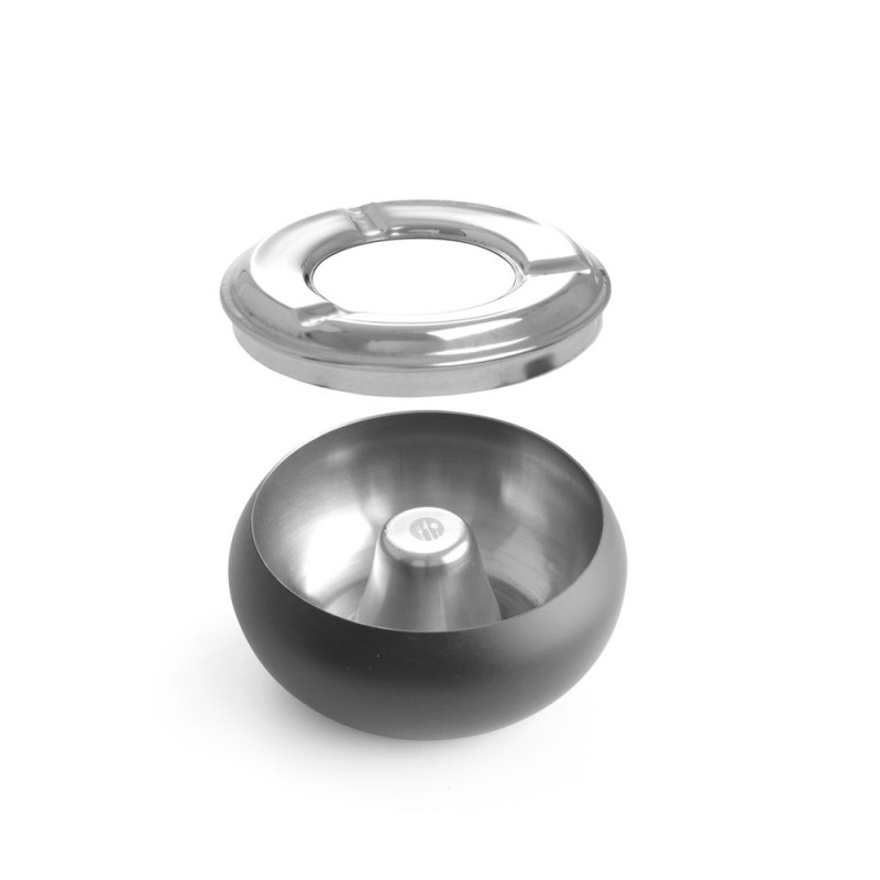 Cendrier de Terrasse Noir - 105 mm de Diamètre Cendrier de Terrasse Noir - 105 mm de Diamètre