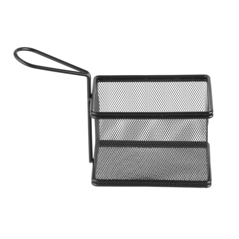 Miniatur-Schwarz-Frittenkorb - 125 x 100 mm Miniatur-Schwarz-Frittenkorb - 125 x 100 mm