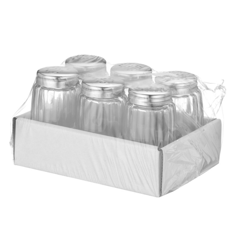 Salzstreuer - Set mit 6 Stück - Marke HENDI - Fourniresto Salzstreuer - Set mit 6 Stück - Marke HENDI - Fourniresto