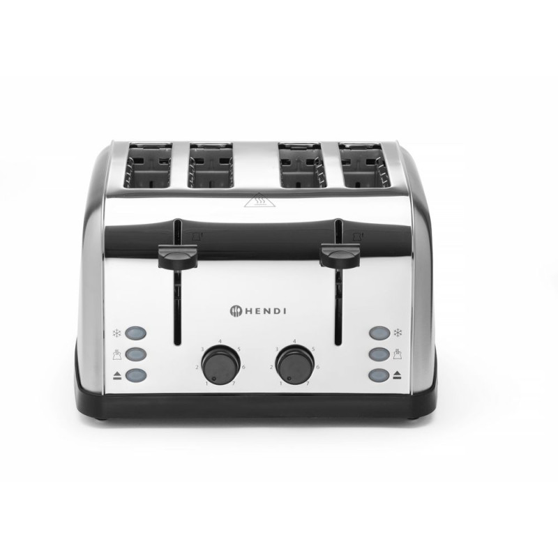 Toaster 4 Scheiben HENDI: Leistung und professionelle Effizienz Toaster 4 Scheiben HENDI: Leistung und professionelle Effizienz