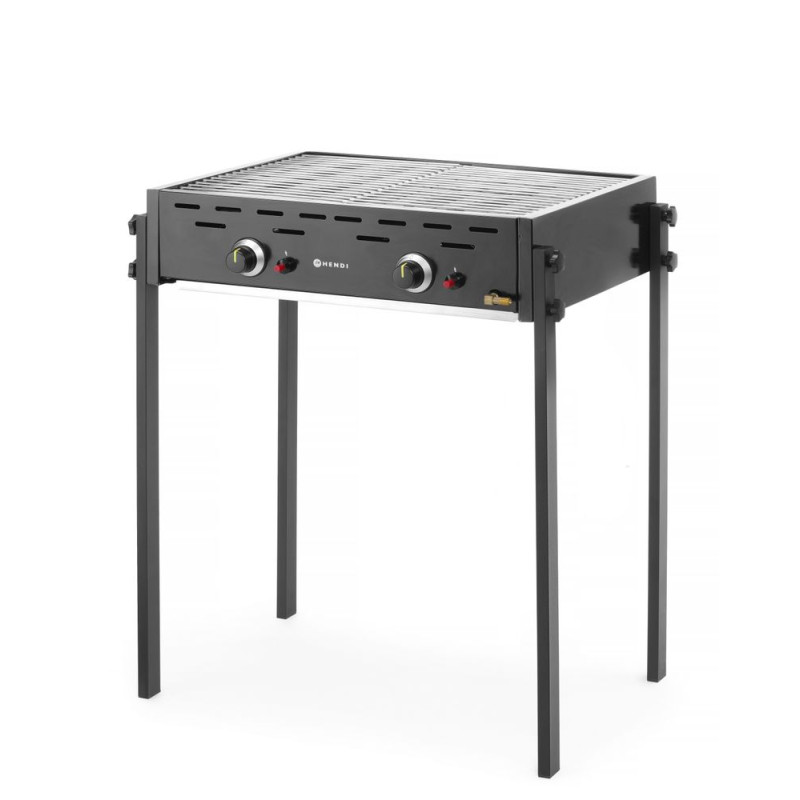 Barbecue 2 Brenner Gas HENDI: Leistung und professionelle Flexibilität Barbecue 2 Brenner Gas HENDI: Leistung und professionelle Flexibilität
