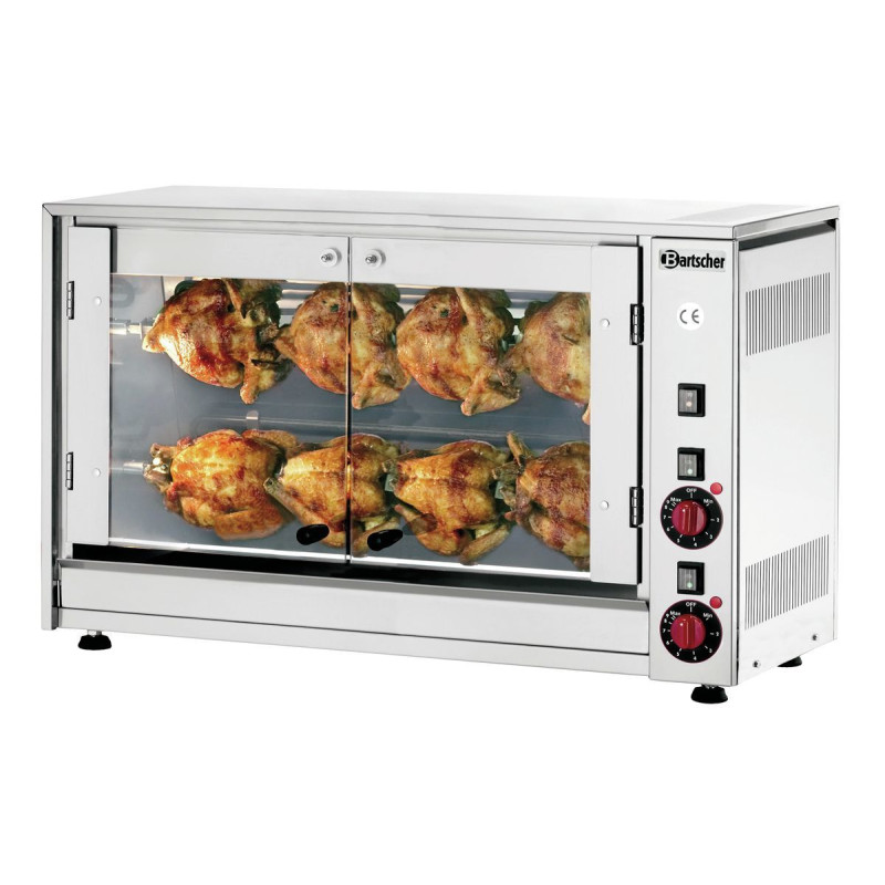 Elektrischer Rotisserieofen für 16 Hähnchen für den professionellen Einsatz in der Gastronomie. Elektrischer Rotisserieofen für 16 Hähnchen für den professionellen Einsatz in der Gastronomie.