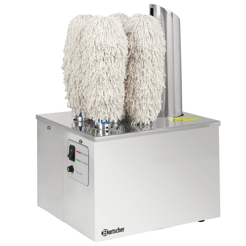 Maschine zum Trocknen und Polieren von Gläsern Maschine zum Trocknen und Polieren von Gläsern