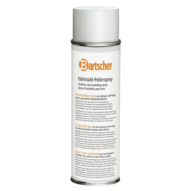 Set mit 12 Edelstahlpflegesprays - Bartscher. Set mit 12 Edelstahlpflegesprays - Bartscher.