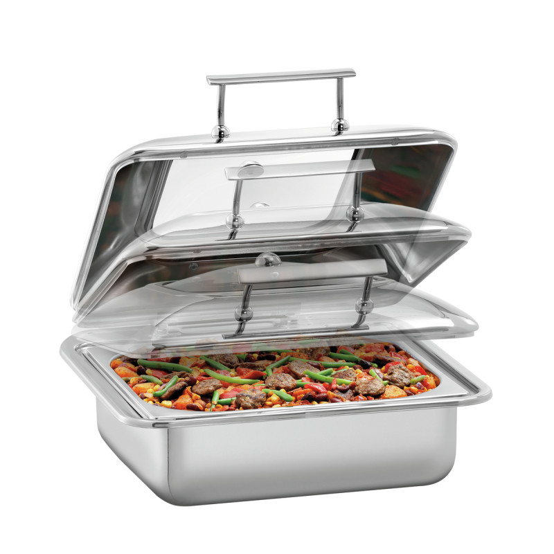 Chafing Dish Flexibel GN 2/3 mit abnehmbarem Deckel - 5,2 L - Bartscher Chafing Dish Flexibel GN 2/3 mit abnehmbarem Deckel - 5,2 L - Bartscher