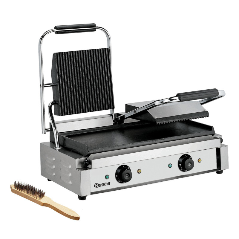 Panini-Maschine Doppel - Gemischte Platten Panini-Maschine Doppel - Gemischte Platten