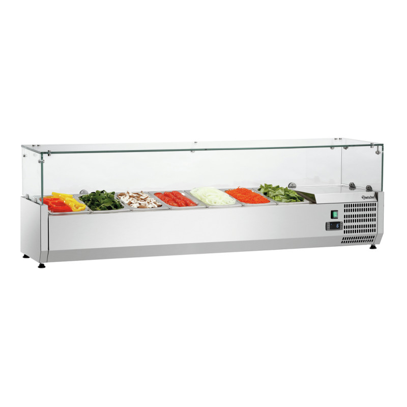 Saladette zum Aufstellen - 7 x GN 1/4 Saladette zum Aufstellen - 7 x GN 1/4